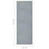 vidaXL Runner Rug BCF Grey 100x250 cm