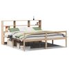 vidaXL Bookcase Bed without Mattress 180x200 cm Super King Solid Wood Pine