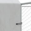 vidaXL Outdoor Dog Kennel with Roof Silver 10x6x2.5 m Galvanised Steel