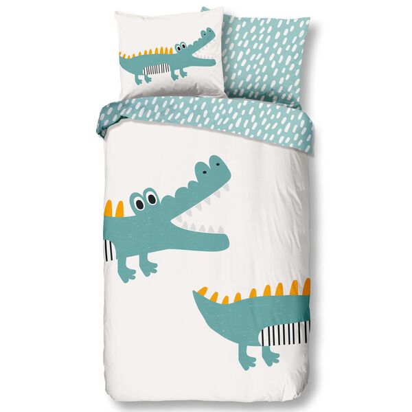 Good Morning Kids Duvet Cover CROCODILE 140x200/220 cm Multicolour