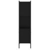 vidaXL Bookcase Black 72x28x109 cm Engineered Wood