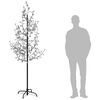 vidaXL Cherry Blossom LED Tree Warm White 220 LEDs 220 cm