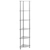 vidaXL 6-Tier Shelf Transparent 30x30x160 cm Tempered Glass