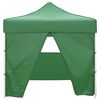 vidaXL Party Tent Folding Green 291 x 291 x 315 cm Oxford Fabric