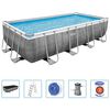 Bestway Power Steel Swimming Pool Set Rectangular 488x244x122 cm