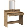 vidaXL Dressing Table Artisan Oak 100 x 41 x 140 cm Engineered Wood
