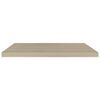 vidaXL Floating Wall Shelves 2 pcs Oak 80x23.5x3.8 cm MDF