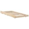 vidaXL Bed Frame Brown 80 x 200 cm Solid Pine wood