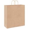 vidaXL Paper Bags 50 pcs with Handles Brown 45x17x48 cm