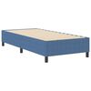 vidaXL Platform Bed Frame Blue 80 x 200 cm Fabric