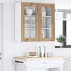 vidaXL Hanging Cabinet Artisan Oak 80 x 31 x 80 cm Engineered Wood