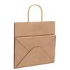 vidaXL Paper Bags 50 pcs with Handles Brown 26x17x25 cm