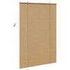 vidaXL Roller Blind with Curtains Manual Brown 120 x 160 cm Bamboo