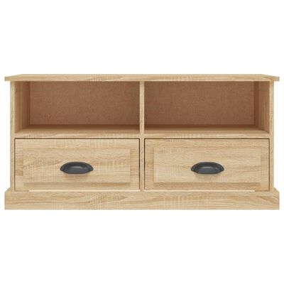 vidaXL TV Cabinet Sonoma Oak 93x35.5x45 cm Engineered Wood