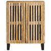 vidaXL Sideboard 60x34x75 cm Solid Wood Rough Mango