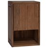 vidaXL Bathroom Side Cabinet Natural 45 x 30 x 70 cm Solid Teak Wood