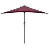 vidaXL Garden Parasol Bordeaux Red 294 x 150 x 223 cm