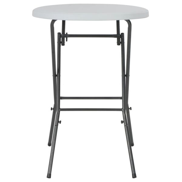 vidaXL Folding Bar Table White 80x110 cm HDPE