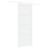 vidaXL Sliding Door 83 x 211 cm Engineered Wood White