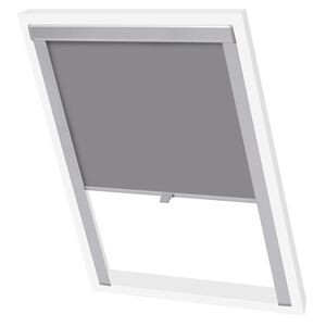 vidaXL Blackout Roller Blind Grey FK06 GGL and GGU