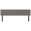 vidaXL Headboards 2 pcs Dark Grey 90x5x78/88 cm Fabric