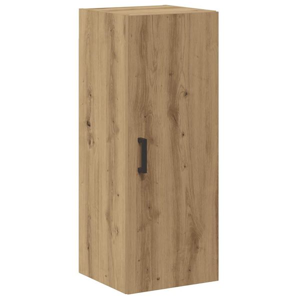 vidaXL Wall Mounted Cabinet Artisian Oak 34.5x34x90 cm Engineered Wood