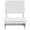 vidaXL Garden Chair White 60x64x70.5 cm Solid Wood Pine