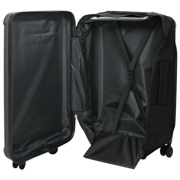 vidaXL Suitcase Folding Dark grey 43 x 27 x 66 cm ABS Plastic