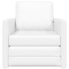 vidaXL Sofa Bed White 74 x 77 x 81 cm Velvet