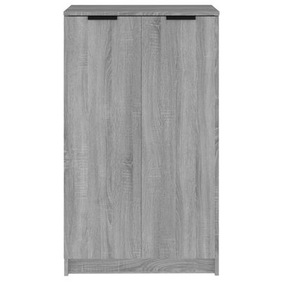 vidaXL Shoe Cabinet Grey Sonoma 59x35x100 cm Engineered Wood