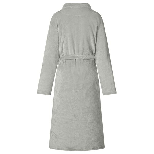 vidaXL Bathrobe without Hood Grey XXL Flannel