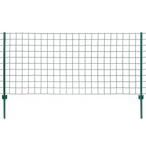 vidaXL Euro Fence Steel 20x1 m Green