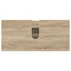 vidaXL Bathroom Furniture Set with Drawer with Shelf 4 pcs Sonoma Oak