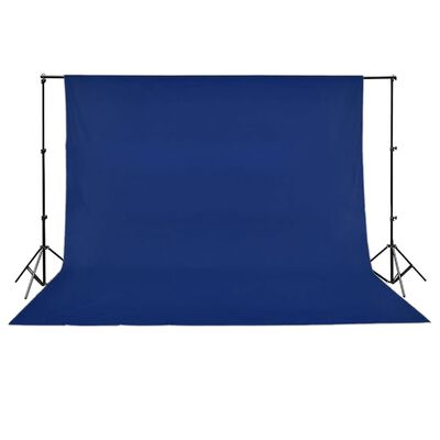 vidaXL Backdrop Cotton Blue 500x300 cm Chroma Key