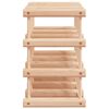 vidaXL Wine Rack for 12 Bottles 36x23x36 cm Solid Wood Pine