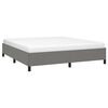 vidaXL Bed Frame without Mattress Dark Grey Super King Fabric