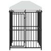 vidaXL Outdoor Dog Kennel with Roof 120x120x150 cm