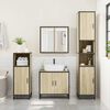 vidaXL 4&nbsp;Piece Bathroom Furniture Set&nbsp;Sonoma Oak Engineered Wood