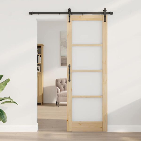 vidaXL Sliding Door ORKDAL Natural 73.5 x 211 cm