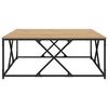 vidaXL Coffee Table Artisan Oak 100 x 100 x 40 cm Engineered Wood