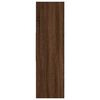 vidaXL Book Cabinet Brown Oak 97.5x29.5x100 cm Engineered Wood