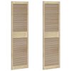 vidaXL Cabinet Door 2 pcs Natural 170 x 2.1 x 49.5 cm Solid Pine Wood