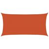 vidaXL Sunshade Sail 2 x 6 m HDPE Rectangular Orange