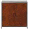 vidaXL Kitchen Storage with Shelf Rusty 90 x 50 x 92 cm Steel