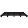 vidaXL Bed Frame without Mattress Black 140x190 cm Solid Wood Pine