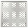 vidaXL Air Conditioner Cover Silver 110 x 50 x 105 cm Stainless steel