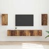 vidaXL TV Cabinet Set Wall-mounted 5 pcs Old Wood Engineered Wood