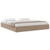 vidaXL Storage Bed with Mattress Cappucino 180 x 200 cm Faux leather