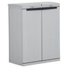 vidaXL Trash Bin Eco Cabinet 68x39x89 cm Grey and Black