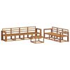 vidaXL Outdoor Sofa Set 8 pcs Natural Solid Acacia Wood